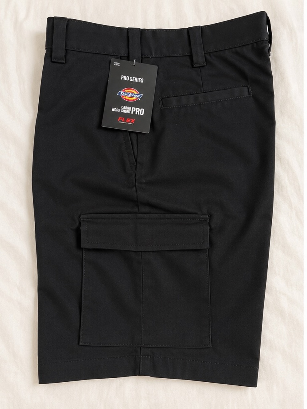 Dickies Pro Series Flex Cargo Work Shorts Black NWT Size 30